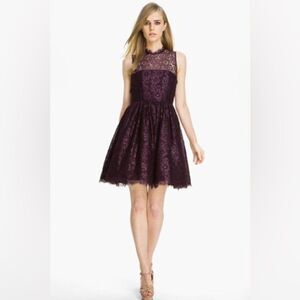 Alice and Olivia Ophelia lace top dress